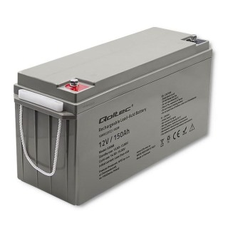 Qoltec 53068 AGM battery | 12V | 150Ah | max. 2250A