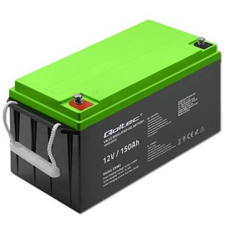 Qoltec 53082 Gel battery | 12V |  150AH
