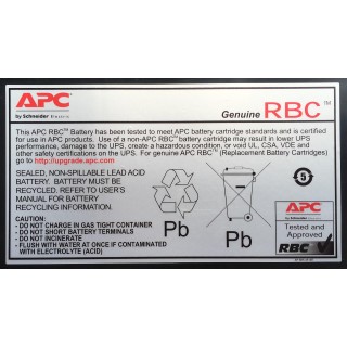 APC RBC6 UPS battery Sealed Lead Acid (VRLA)
