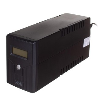 UPS Line-Ineractive LCD, 600VA/360W1x12V/7Ah, AVR, 2xSCHUKO, USB, RJ11