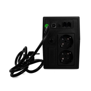 Green Cell UPS01LCD uninterruptible power supply (UPS) Line-Interactive 0.6 kVA 360 W 2 AC outlet(s)