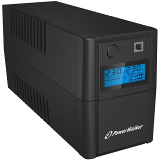 PowerWalker VI 650 SHL FR Line-Interactive 0.65 kVA 360 W 2 AC outlet(s)