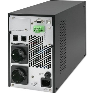 Qoltec 52280 Uninterruptible Power Supply UPS | 1kVA | 1000W | Power factor 1.0 | LCD | EPO | USB | On-line