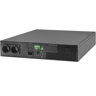 Qoltec 52285 Uninterruptible Power Supply UPS for RACK | 1kVA | 1000W | Power factor 1.0 | LCD | EPO | USB | On-line
