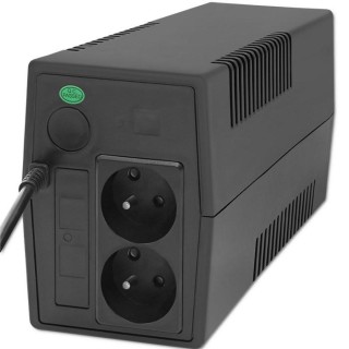 Qoltec 53774 uninterruptible power supply (UPS) Line-Interactive 1 kVA 600 W 1 AC outlet(s)