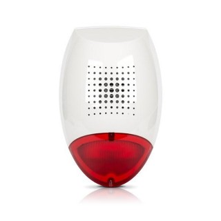 Satel SP-500 R Wired siren Outdoor Red, White