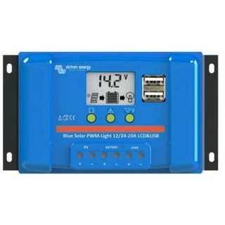 Victron Energy PWM LCD&USB 12/24V-20A charge controller