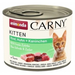 animonda Carny BEEF, CHICKEN + RABBIT 200 g