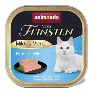 ANIMONDA VOM FEINSTEN MILDES MENU Wet cat food Turkey Trout 100 g