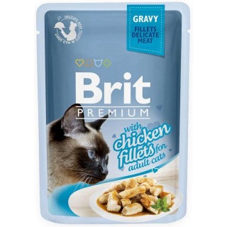 BRIT Premium with Chicken Fillets - wet cat food - 85g
