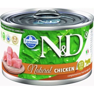FARMINA N&D Cat Natural Chicken - wet cat food - 140 g