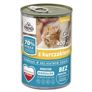 FRENDI Junior with Chicken chunks in delicate sauce - wet cat food - 400g