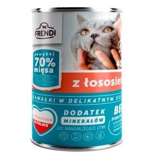 FRENDI with Salmon chunks in delicate sauce - wet cat food - 400g