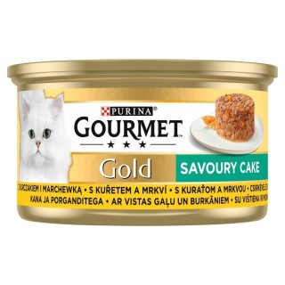 GOURMET GOLD - Savoury Cake with Chicken and Carrot 85g