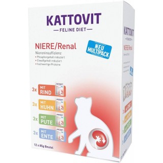 KATTOVIT Feline Diet Niere/Renal - wet cat food - 12 x 85g