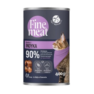PET REPUBLIC Fine Meat Turkey wet cat food - 400g