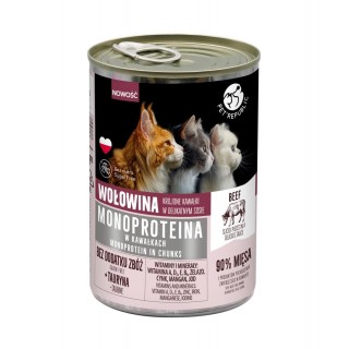PET REPUBLIC Monoprotein Beef in sauce - wet cat food - 400g