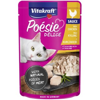 VITAKRAFT Poésie Delice Meat selection - wet cat food - 6 + 1 x 85g