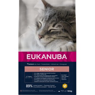 EUKANUBA Senior Chicken - dry cat food - 10kg