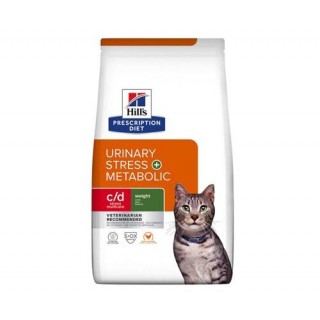 HILL'S Feline c/d Urinary Stress + Metabolic - Dry Cat Food - 3 kg