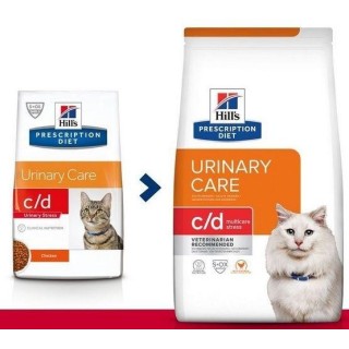 HILL'S PRESCRIPTION DIET Feline c/d Multicare Stress  Dry cat food Chicken 8 kg