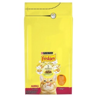 PURINA Friskies Hairball - dry cat food - 1,5kg