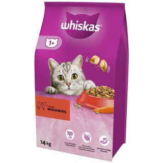 WHISKAS Adult Beef - dry cat food - 14 kg
