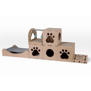 CARTON+ PETS Tobby - Cat scratcher - 34,5 x 34,5 cm