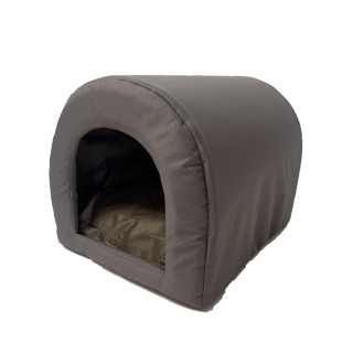 GO GIFT Dog and cat cave bed - taupe - 40 x 33 x 29 cm