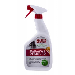 NATURE'S MIRACLE Stain&Odour Remover Melon Cat - Spray for cleaning and removing dirt  - 946 ml
