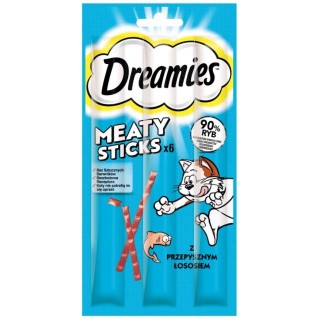 DREAMIES Meaty Sticks Salmon - cat treats - 30 g