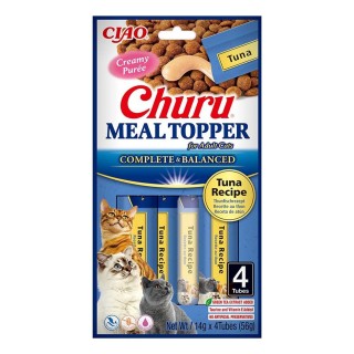 INABA Churu Meal Topper Tuna - cat treats - 4 x 14g
