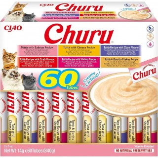 INABA Churu Variety box Tuna - cat treats - 60 x 14g