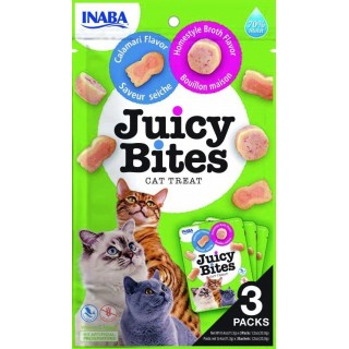 INABA Juicy Bites Homestyle broth and Calamari - cat treats - 3x11,3 g