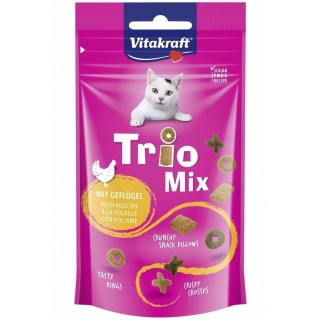 VITAKRAFT Trio Mix Poultry - cat treats - 60g