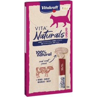 VITAKRAFT VITA NATURALS Liquid beef - cat treat - 5x15 g