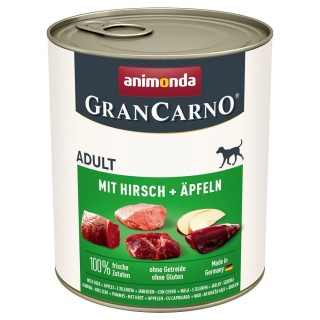 ANIMONDA GranCarno Adult Deer and apple - wet dog food - 800g