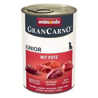 ANIMONDA GranCarno Junior with turkey - wet dog food - 400g