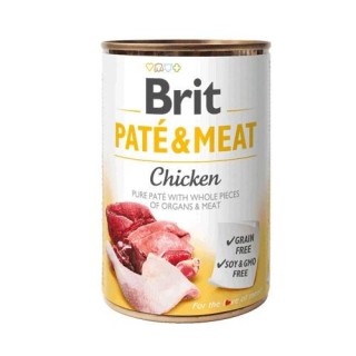 BRIT Paté & Meat with Chicken - wet dog food - 400g