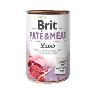 BRIT Paté & Meat with lamb - wet dog food - 400g