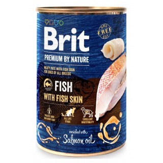 BRIT Premium by Nature Fish with fish skin - wet dog food - 400g