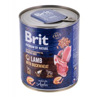 BRIT Premium by Nature Lamb with Buckwheat - Wet dog food - 800 g