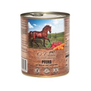 O'CANIS canned dog food- wet food- horse meat with potato- 800 g