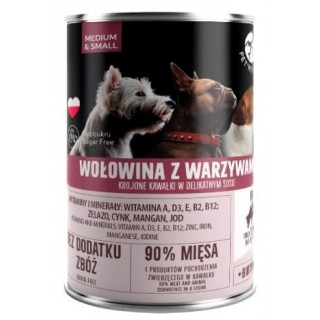 PET REPUBLIC Adult Medium & Small Beef with vegetables - wet dog food - 400g