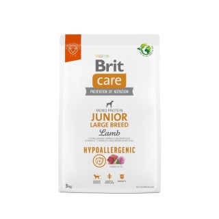 BRIT Care Hypoallergenic Junior Large Breed Lamb - dry dog food - 3 kg