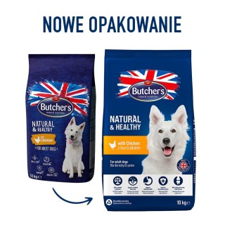 BUTCHER'S Natural&Healthy with chicken - dry dog food - 10 kg
