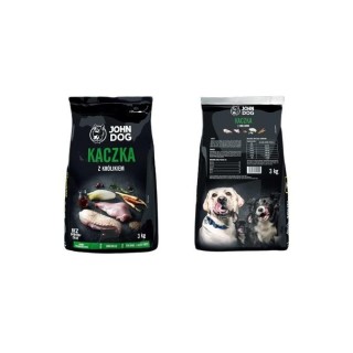 JOHN DOG Premium Duck with Rabbit - dry dog food - 3 kg