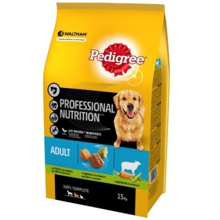 PEDIGREE Adult Professional Lamb dry dog food - 15kg