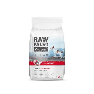 RAW PALEO Ultra Mini Adult Beef - dry dog ​​food - 750 g