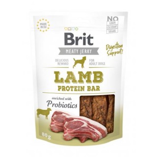 BRIT Meaty Jerky Protein Bar Lamb - dog treat - 200 g